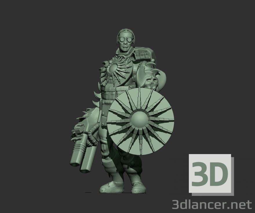 3D Modell Titan - Verteidiger - Vorschau