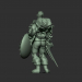modèle 3D Titan - Défenseur - preview