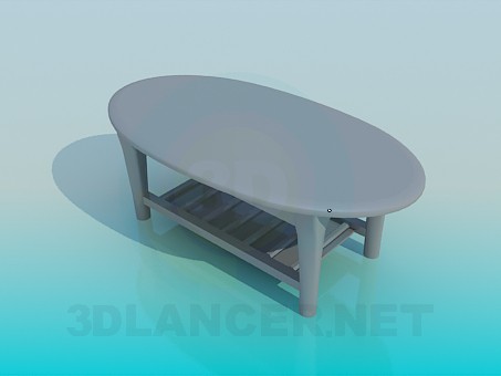 3d model Coffee table - preview 3d model Coffee table - preview