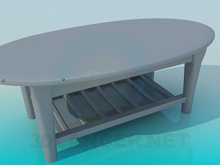 3d model Coffee table - preview 3d model Coffee table - preview