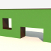 3d model Obstacle course (wall with breaks) (7832) - preview