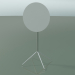 3d model Round table 5750 (H 103.5 - Ø59 cm, folded, White, LU1) - preview