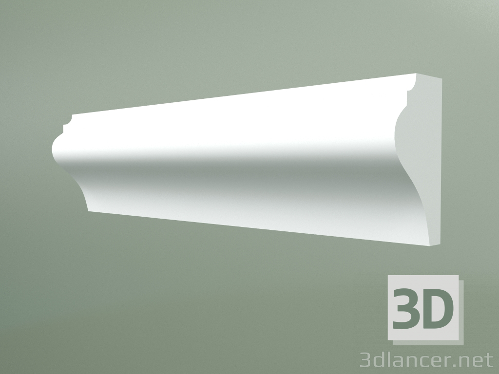 modello 3D Modanatura in gesso MT044 - anteprima