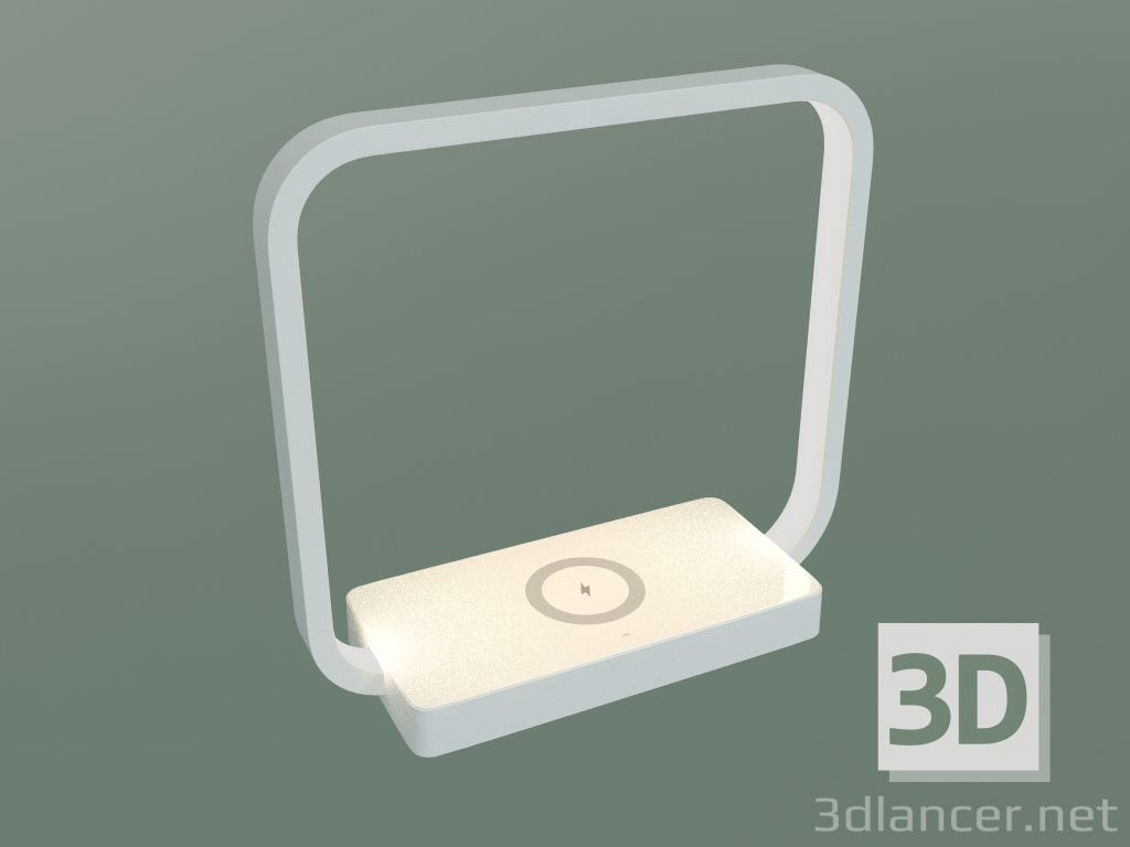 modèle 3D Lampe de table avec chargeur de téléphone 80502-1 (blanc) - preview
