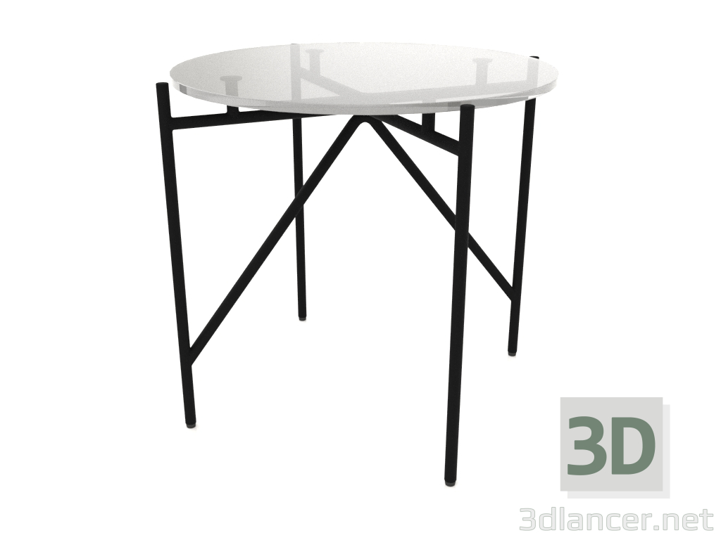 3d model A low table d50 with a glass top - preview