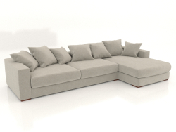 Sofá-cama Sherna canto 327 cm