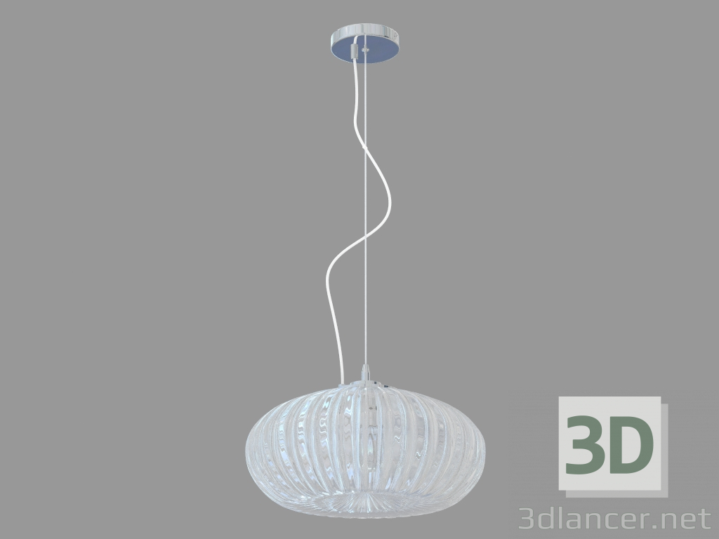 modello 3D vetro lampada a sospensione (S110244 1clear) - anteprima