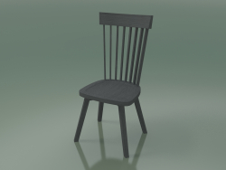 Stuhl mit hoher Rückenlehne (21, grau)
