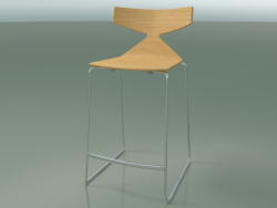 Stackable bar stool 3703 (Natural oak, CRO)