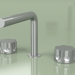 3d model Three-hole mixer with swivel spout (17 31 V, AS) - preview