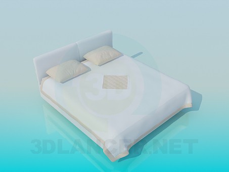 modelo 3D Cama - escuchar modelo 3D Cama - escuchar