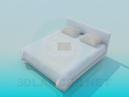 modelo 3D Cama - escuchar modelo 3D Cama - escuchar