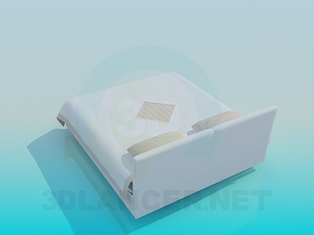 modelo 3D Cama - escuchar modelo 3D Cama - escuchar