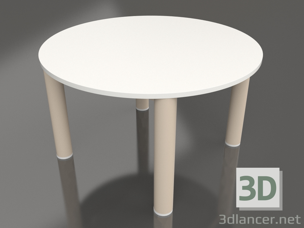 modello 3D Tavolino P 60 (Sabbia, DEKTON Zenith) - anteprima