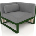3D Modell Modulares Sofa, Abschnitt 6 rechts (Flaschengrün) - Vorschau
