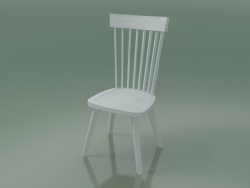 Stuhl mit hoher Rückenlehne (21, weiß)