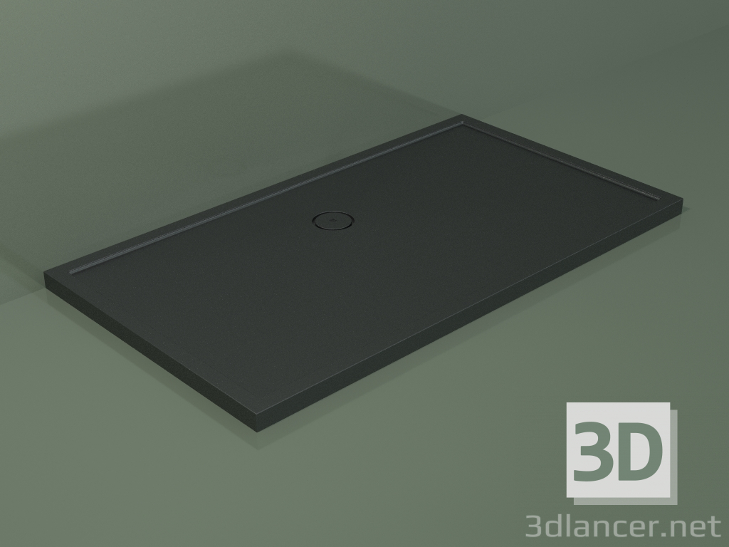 modèle 3D Receveur de douche Medio (30UM0144, Deep Nocturne C38, 180x100 cm) - preview
