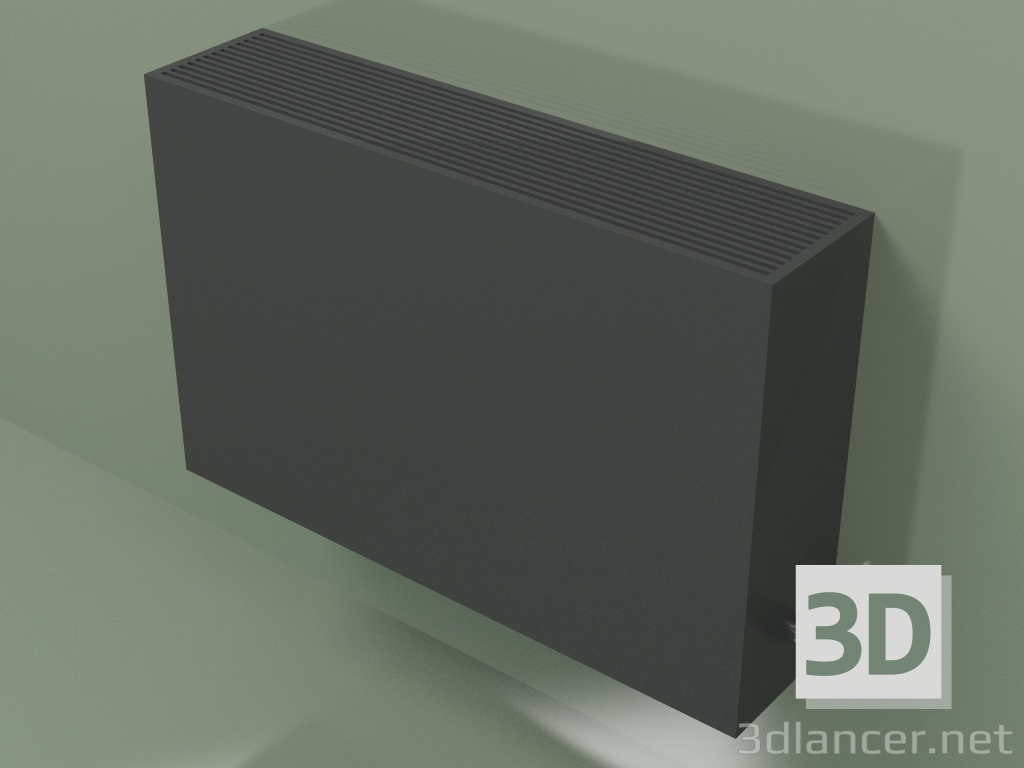 3D modeli Konvektör - Aura Slim Basic (650х1000х230, RAL 9005) - önizleme