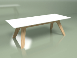 टेबल TA04 प्लस साइज (सफेद)
