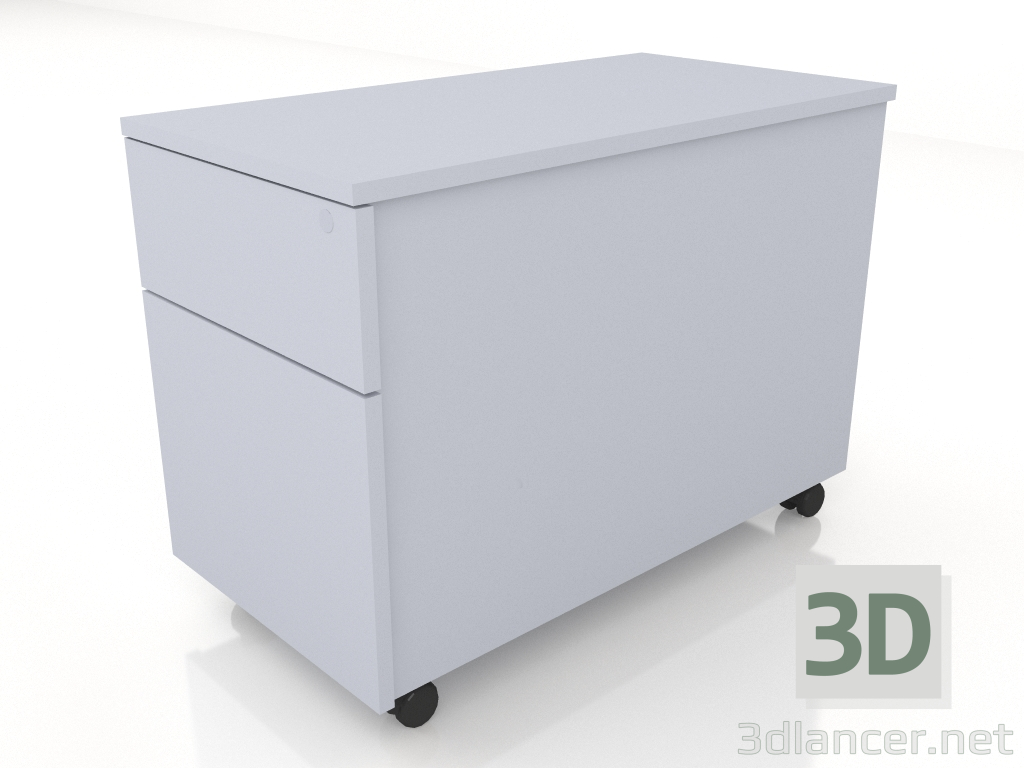 3D Modell Rollcontainer ohne Griff SLD120 (416x800x586) - Vorschau