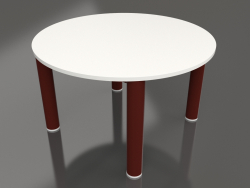 Coffee table D 60 (Wine red, DEKTON Zenith)