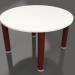3d model Coffee table D 60 (Wine red, DEKTON Zenith) - preview