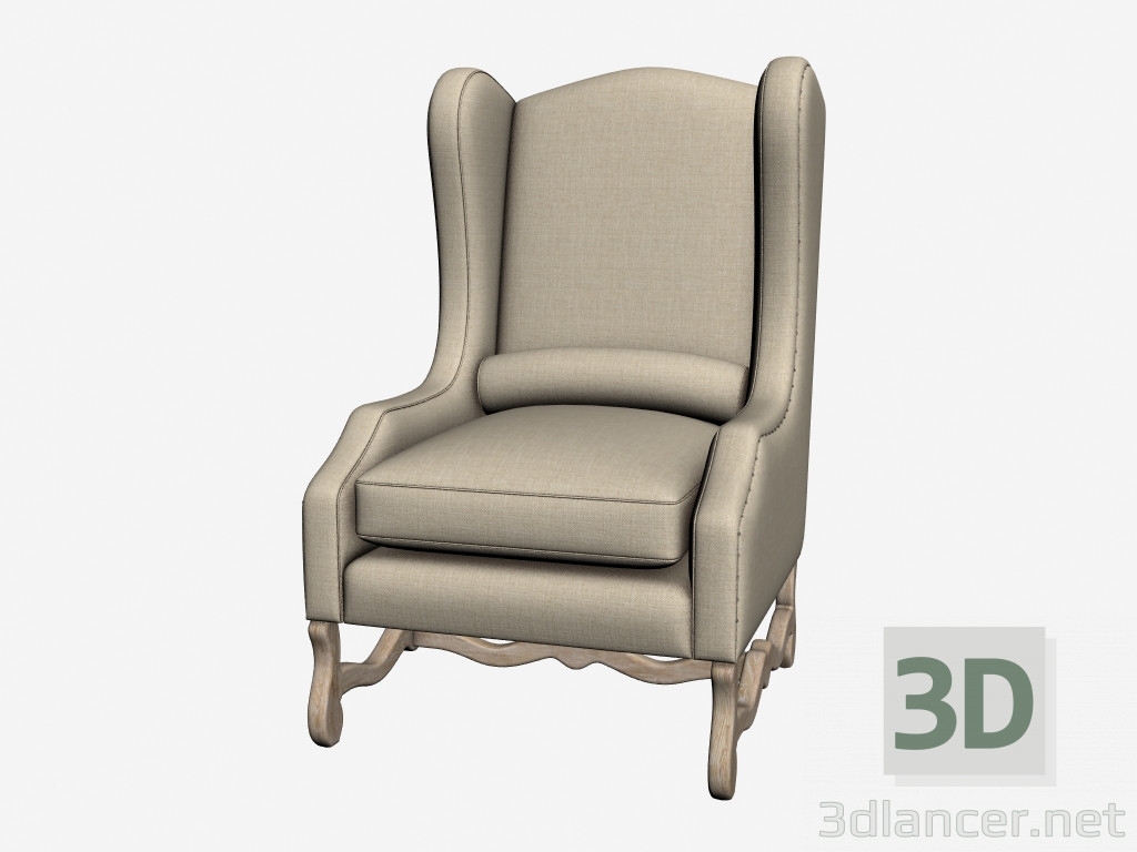 Modelo 3d Cadeira de LA MANCHE (602.002-F01) - preview