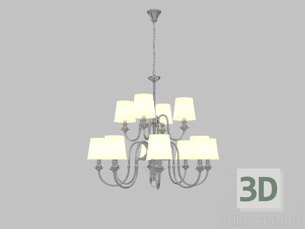 3d model Araña de luces (3112С) - vista previa