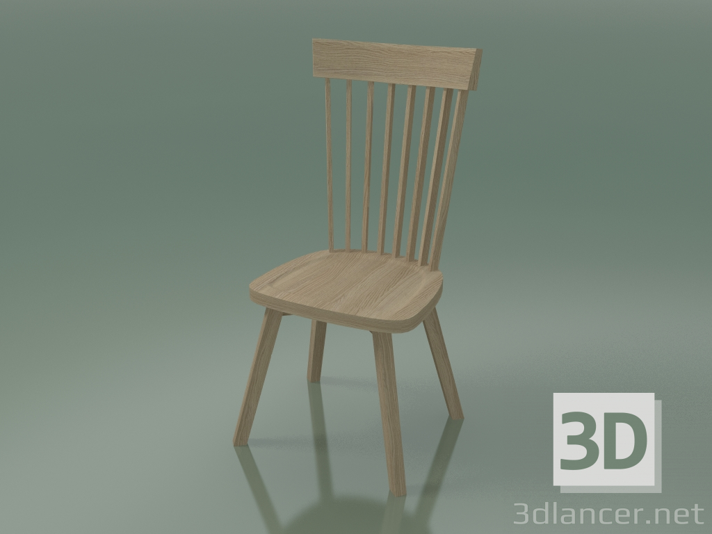 3d model High back chair (21, Rovere Sbiancato) - preview