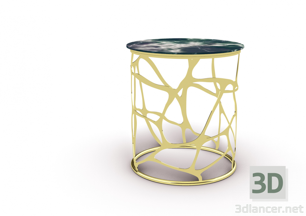 modèle 3D Table d'appoint Art Déco - preview