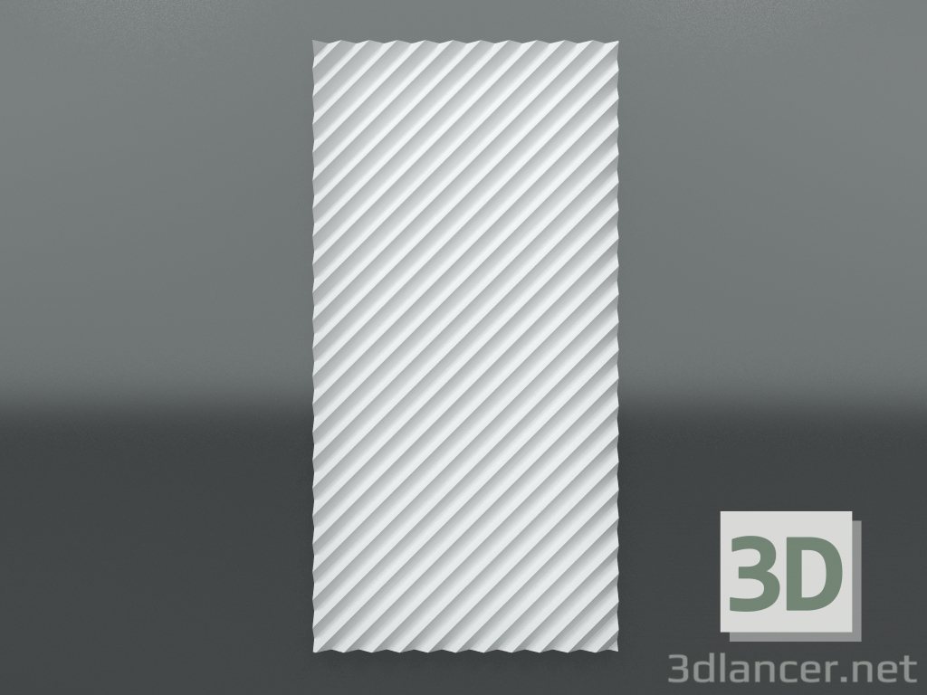 modèle 3D Panneau de plâtre 3d P-611 - preview