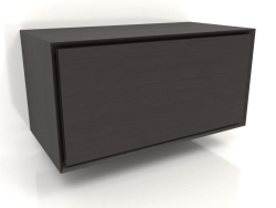 Mueble TM 011 (800x400x400, madera marrón oscuro)