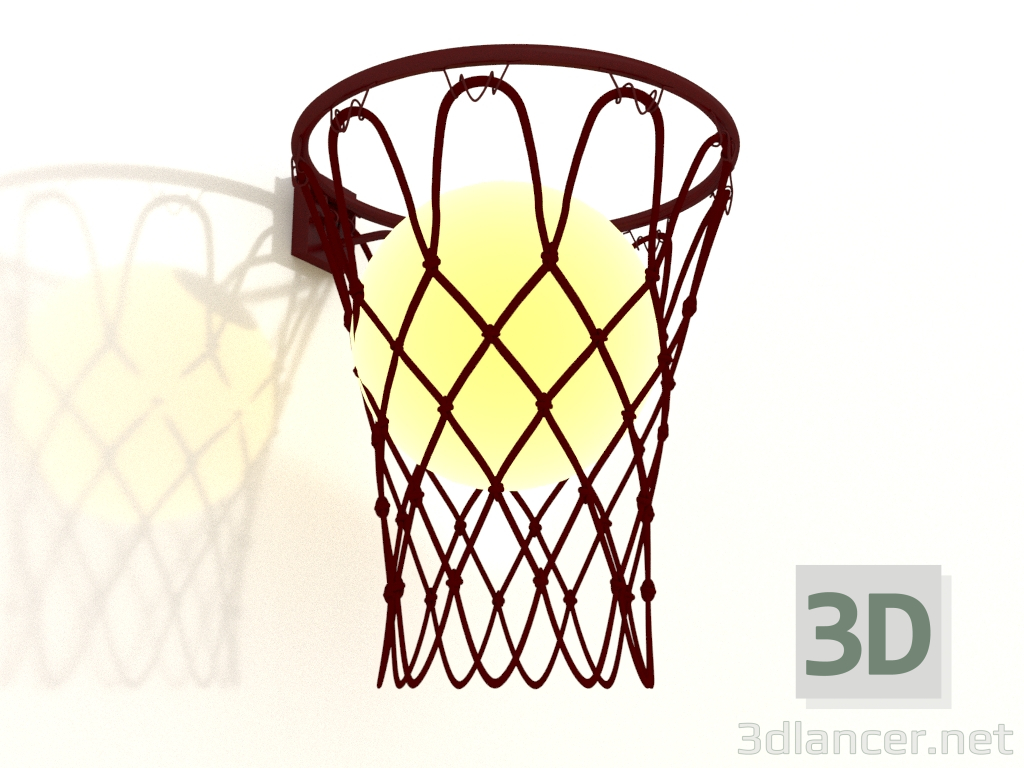 3d model Wall lamp (7244) - preview