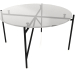 3d model A low table d70 with a glass top - preview