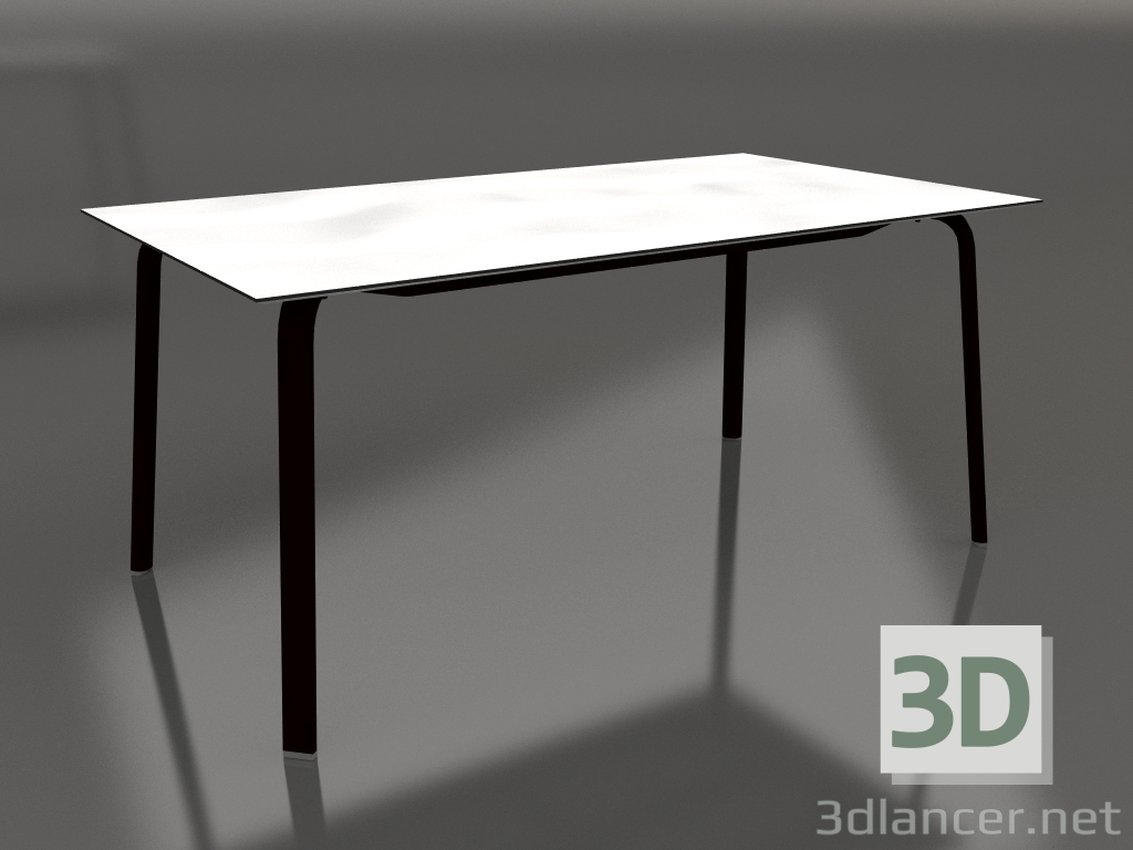 3d model Dining table 160 (Black) - preview