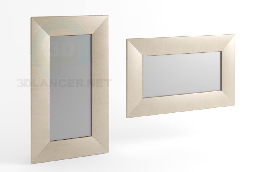 3d model 170 x 100 view mirror 1 - preview