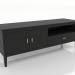 3D modeli TV dolabı 2 1500 mm (siyah RAL 9005) - önizleme