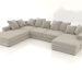 3d model Sherna sofa U-shaped 366 cm - preview