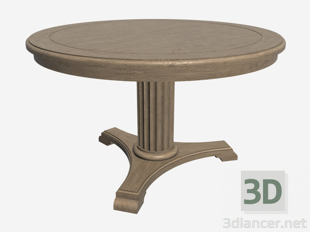 3 डी मॉडल चरबीदार गोल डाइनिंग टेबल (301,005) - पूर्वावलोकन