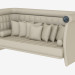modello 3D Divano-divano in stile art deco Caesar - anteprima