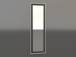 Miroir ZL 18 (450x1500, bois brun foncé, blanc)