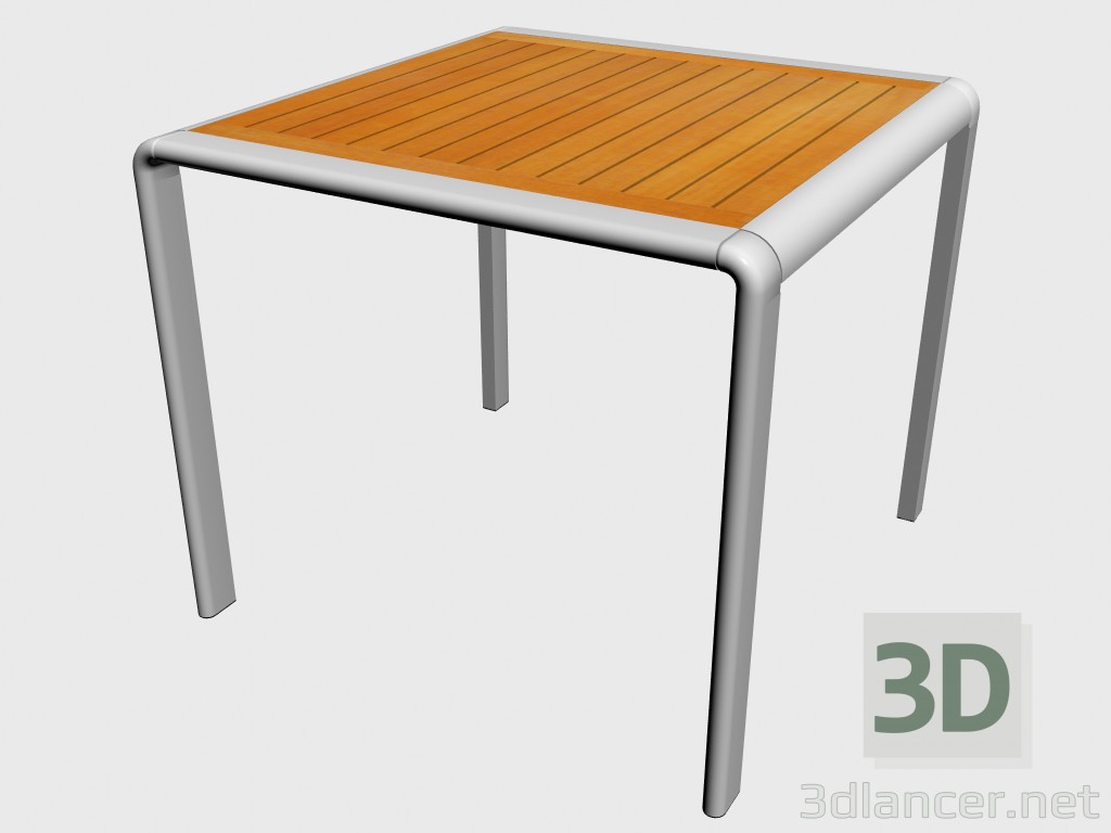 modello 3D Sala da pranzo piazza tavolo 51790 - anteprima