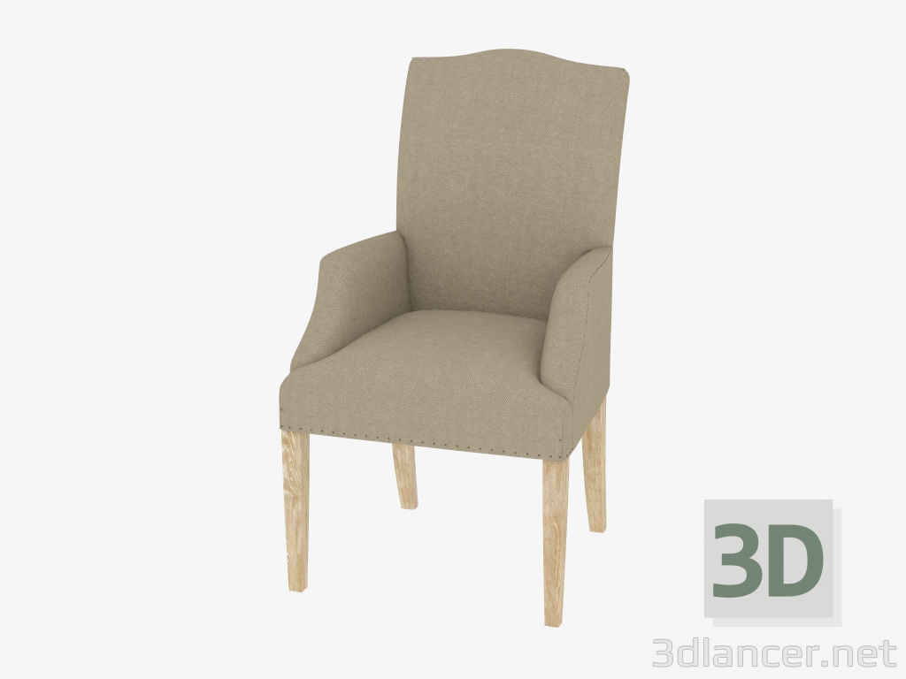 3d model Una silla de comedor con apoyabrazos LIMBURGO BRAZO SILLA (8826.1008.N177) - vista previa