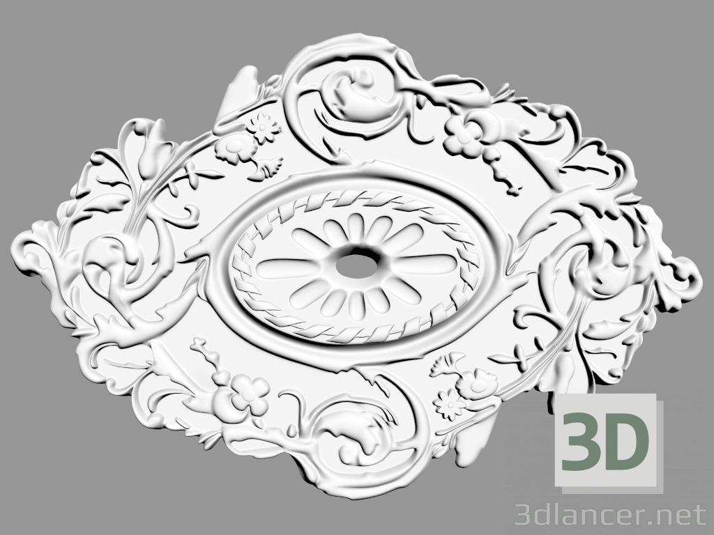 3d model Ceiling outlet (P44) - preview