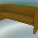 3D Modell Sofa Triple Loafer (SC26, H 75 cm, 185 x 65 cm, Velvet 5 Amber) - Vorschau