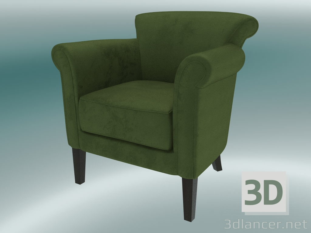 3D Modell Stuhl Denver (Grün) - Vorschau