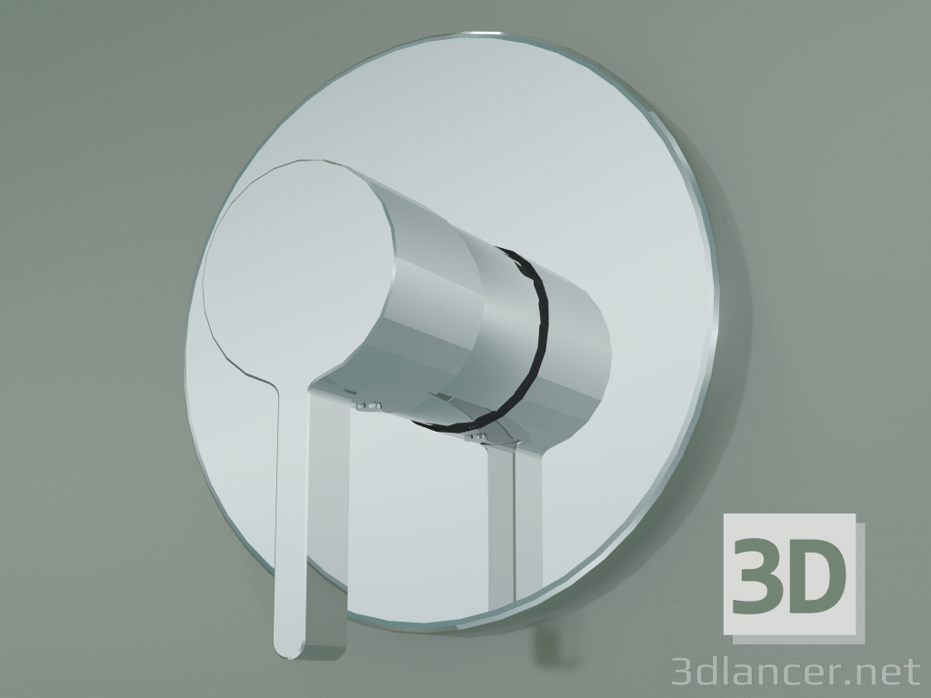 3D Modell Einhebel-Duschmischer (31665000) - Vorschau