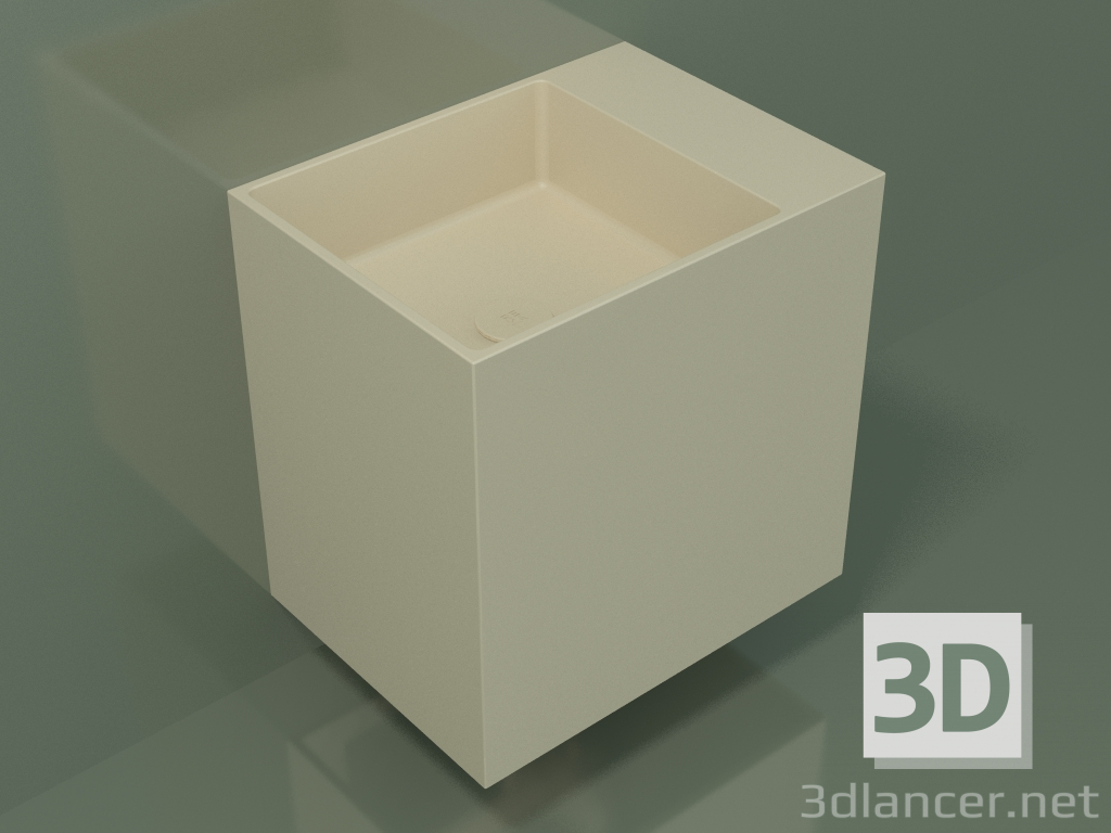 modèle 3D Lavabo suspendu (02UN23102, Bone C39, L 48, P 36, H 48 cm) - preview