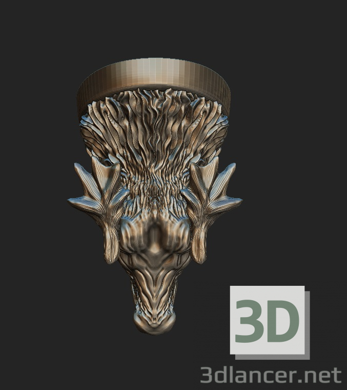 3D asil geyik modeli satın - render