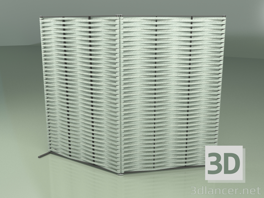 3D Modell Wandschirm 101 (Gürtel 25mm Mint) - Vorschau